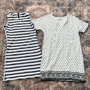 2 Vineyard Vines Striped and Polka Dot Dresses